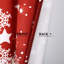 Cantonnière de Noël de Noël avec motif de flocon de neige obscurcissant et isolant pour fenêtre 52 x 15 po-1302028044