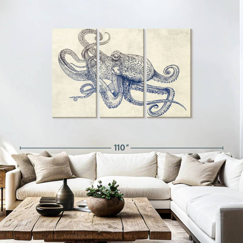 Brampt Octoflow, 48" H x 74" W