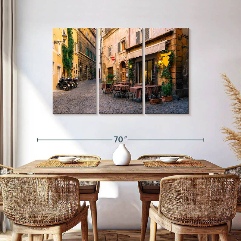 Sirci, rue historique de Rome, H 36 po x l 57 po