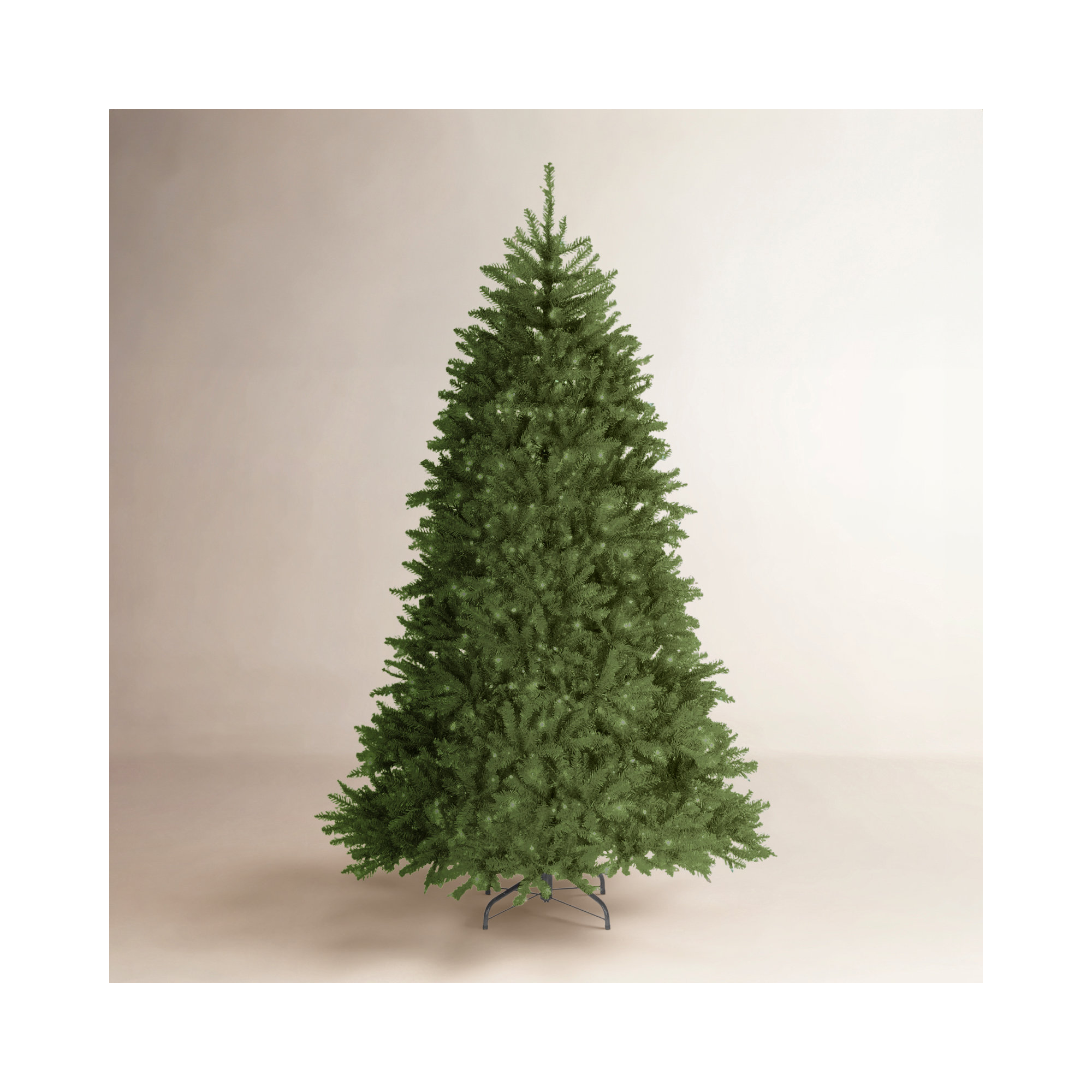 The Holiday Aisle® Dunhill Fir Tree with Multicolor Lights, 7.5'