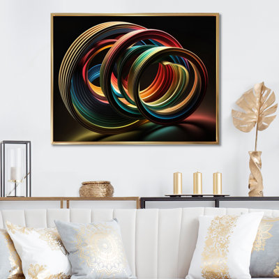" Neon Rainbow 3D Object I "