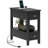 End Table with Charging Station USB Ports Side Table with Storage-2115004070