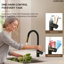 Ensemble de robinet de cuisine double - robinet rétractable et robinet à eau par osmose inversée pour évier de cuisine-131365776