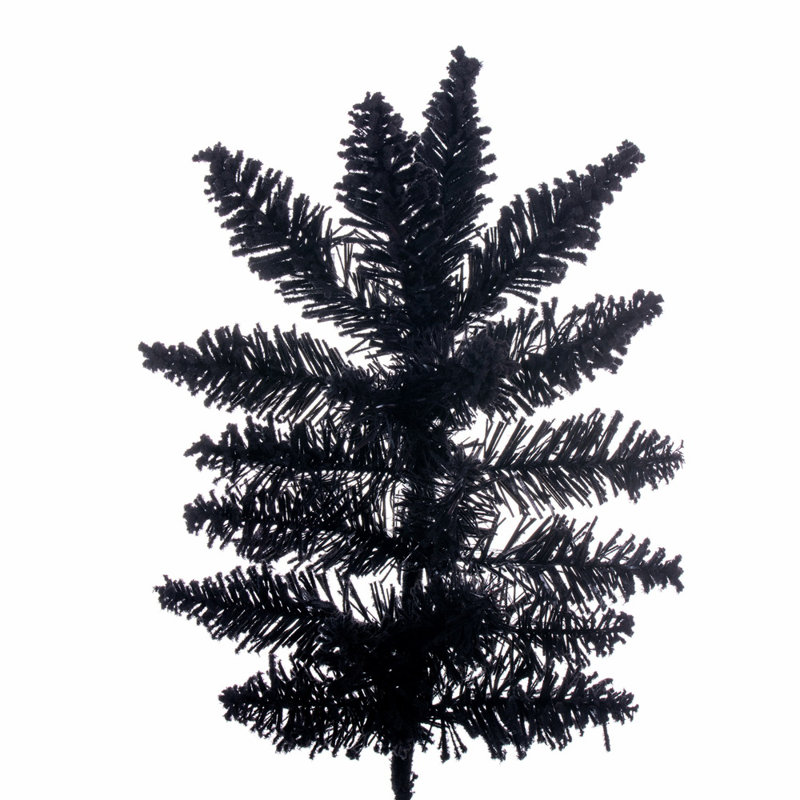 Sapin noir flambé Holiday Aisle®, H 7 pi 6 po