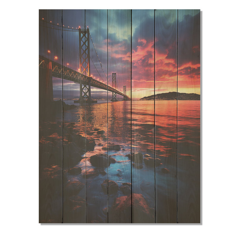 Pont panoramique Sunrise Iiii - Ponts sur bois, H 20 po x l 10 po
