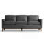 Canapé en cuir 85 po Cascades-1234196037
