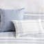 Housse de couette 5 pièces pour lit très grand / très grand - coton, housse 100% coton avec attaches intérieures, couleurs contrastantes pour une chambre à coucher élégante