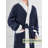 Kraay Fleece Mid-Calf Bathrobe with Pockets