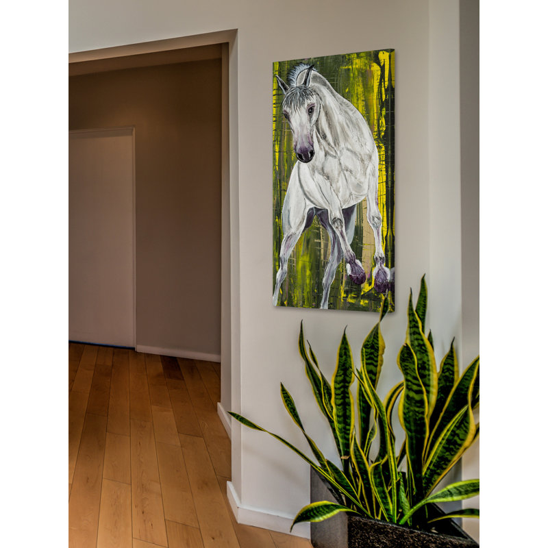"Balthazar Lipizzan Horse" Print on Wrapped Canvas, 24" H x 12" W x 1.5" D
