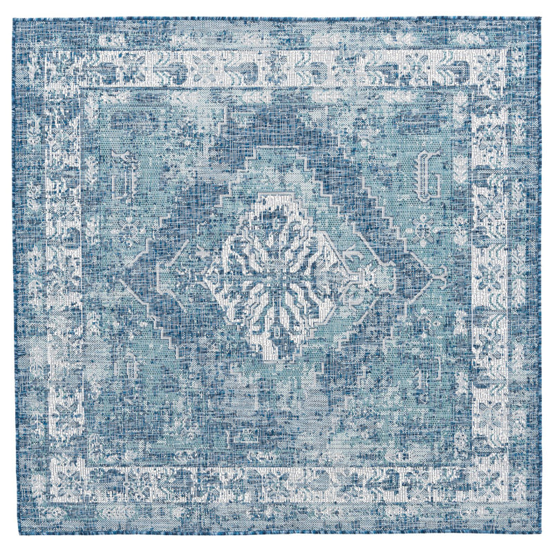 Outdoor Nile Area Rug Tidal Color, Square 5'3"