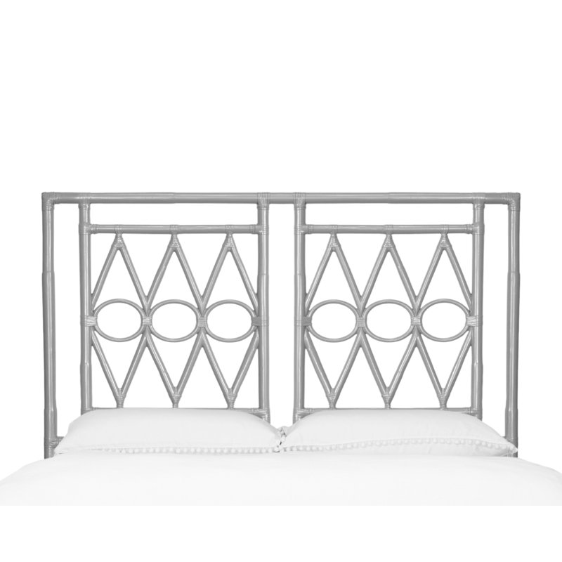 Michelle Standard Bed, Queen, Light Gray