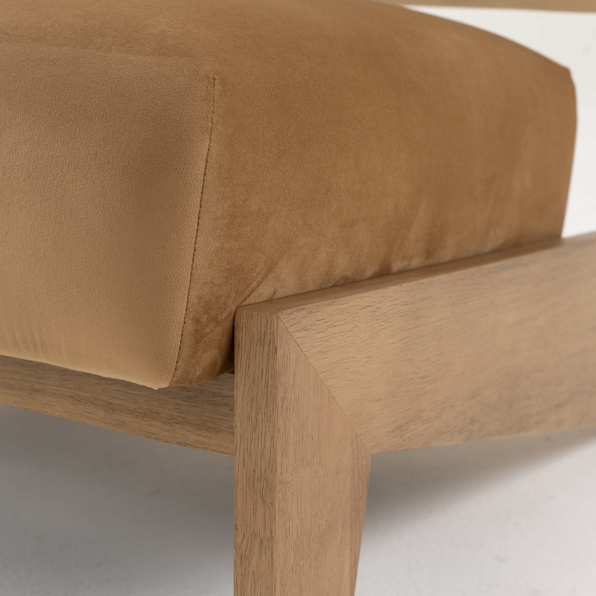 Brest Upholstered Accent Chair, Camel & Chestnut