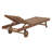 Caspian Eucalyptus Wood Outdoor Lounge Chair