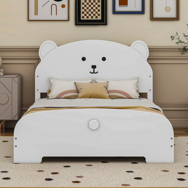 Lit avec rangement Lexy, Blanc