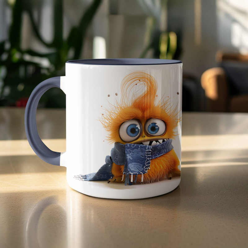 Ceramic Coffee Mug, Navy