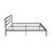 Charcoal Grey Queen Metal Bed Frame With Headboard - Modern Style, & Stable, Quiet Noise-, Easy To Assemble, Under Space, No Box Spring Required, For 8 Inch Or Thicker Mattress, 600 Lbs Capacity