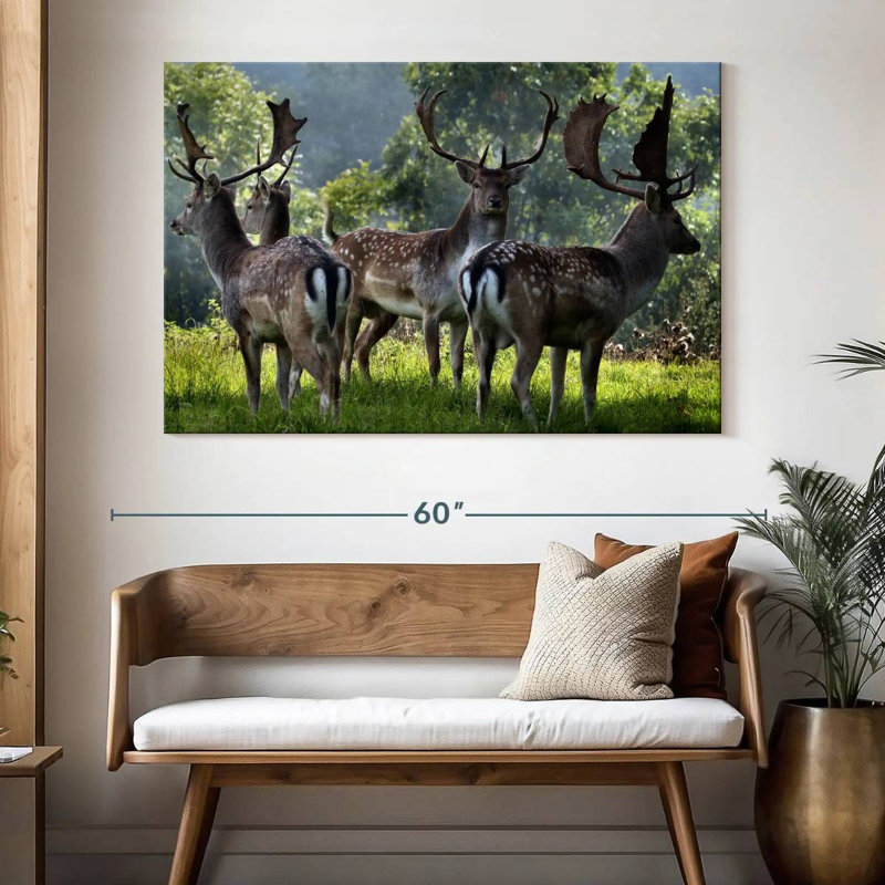Brampt Deer Alliance, 34" H x 51" W