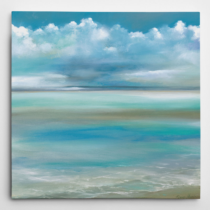 «Tranquility by the Sea II», reproduction d'art sur toile tendue, H 24 po x l 24 po x p 1,5 po