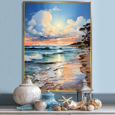 «Coastal Tranquility Horizon I», reproduction sur toile