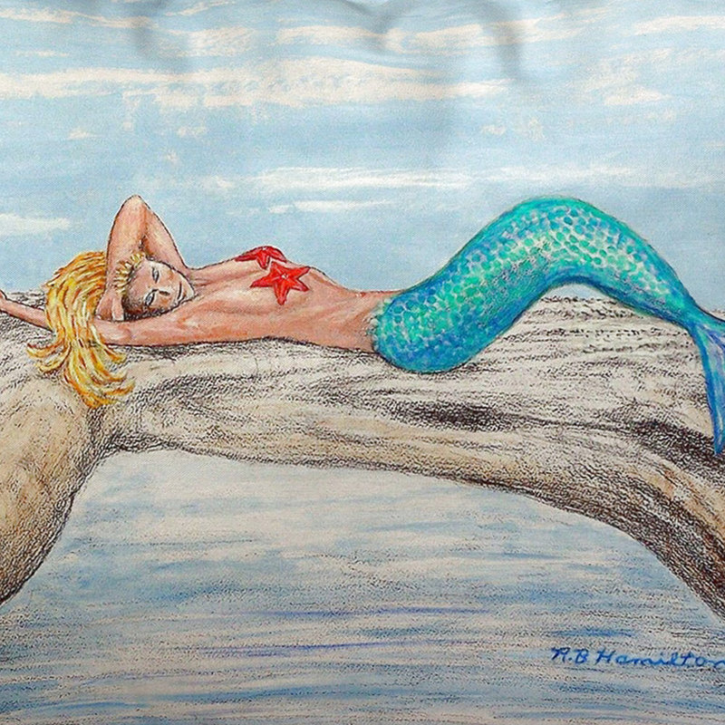 Coussin décoratif intérieur / extérieur Mermaid, 20 x 24 cm