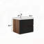 Meuble-lavabo mural avec lavabo en céramique intégré et trop-plein-976511387