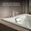 Tea-for-Two 72-In x 36-In Drop-in/Undermount Whirlpool Bath with Reversible Drain-282787558