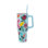 Acier inoxydable 40 oz Verre, motif floral safari