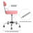 Backed Adjustable Height Ergonomic Lab Stool with Removable Casters/Wheels-303915290