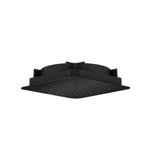 AXOR Citterio C Showerhead 270 Square 1-Jet Flush Ceiling, 2.5 GPM
