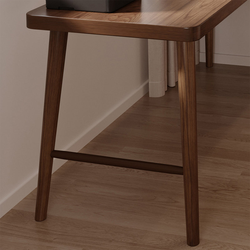Bureau d'angle en L noyer, Oui, 29,53 po H x 62,99 po L x 47,24 po P
