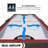 Hall Of Games 66" Air Hockey with Table Tennis Top and LED Scorer