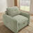 40.94'' Upholstered Pull-Out Accent Chair, Convertible Sleeper Chair-430605723