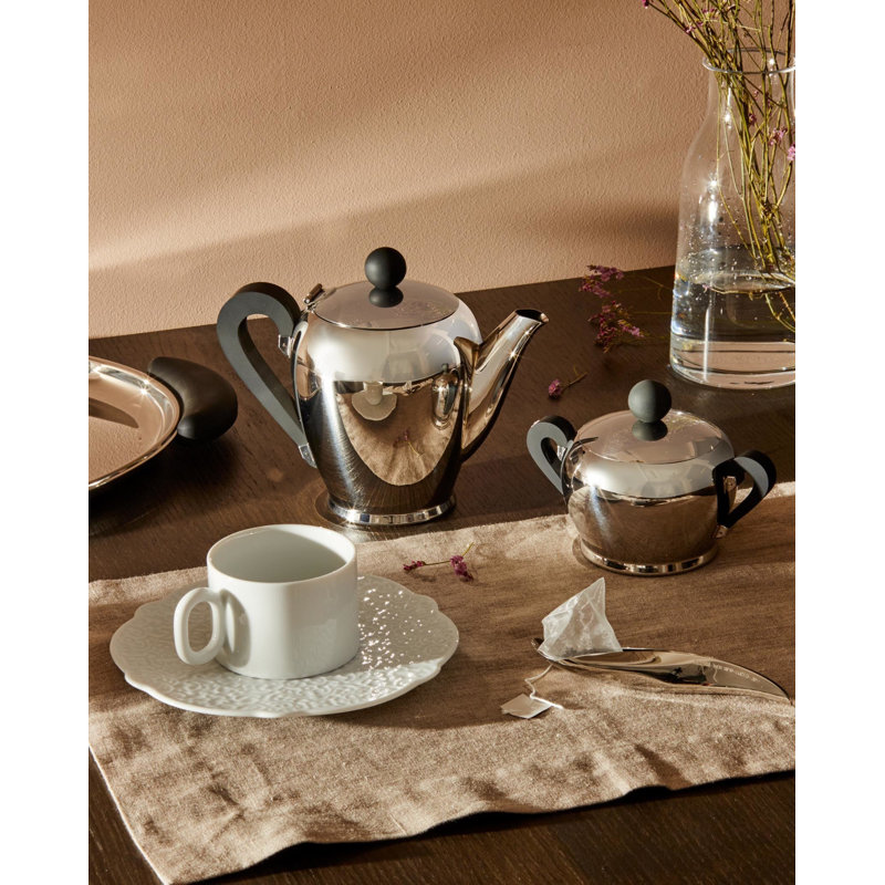 Bombé Coffee Pot, Stainless Steel