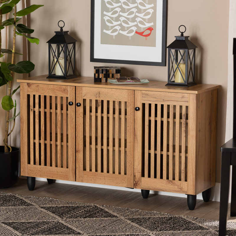 Armoire de rangement à chaussures pour 12 paires Cornellious