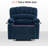 27.2'' Extra Wide Power Recliner Lift Chair with Massage and Heat, Fabric-1265352438