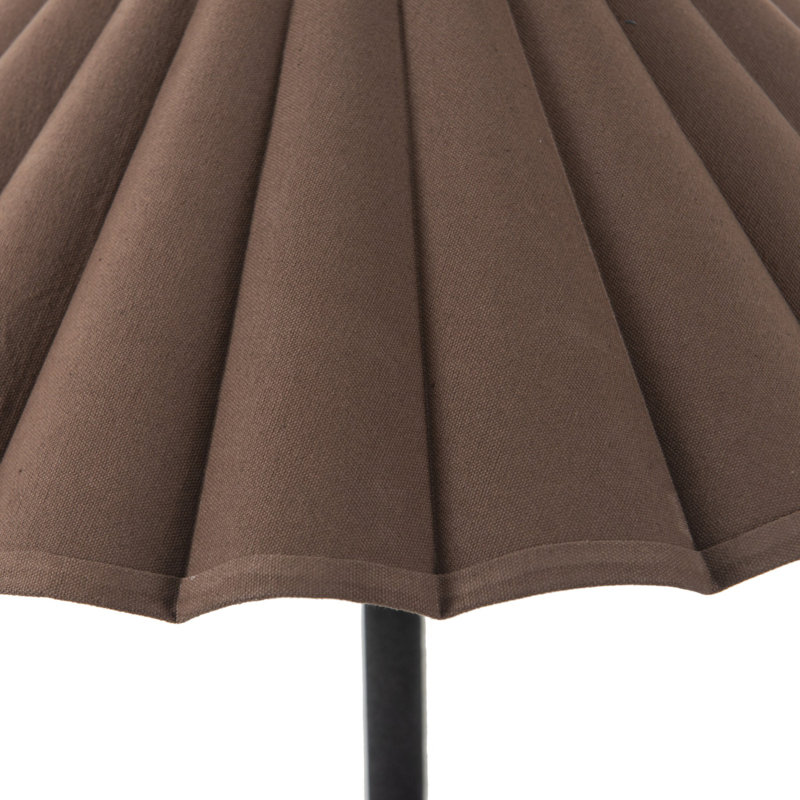 Fiorella Floor Lamp, Espresso Canvas