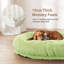 Grand lit pour chien de 78 po avec oreiller dodu, couverture, sangle - vert-878888501-877643687
