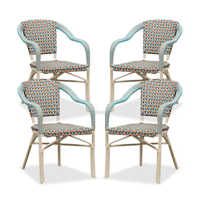 Fauteuil de terrasse empilable