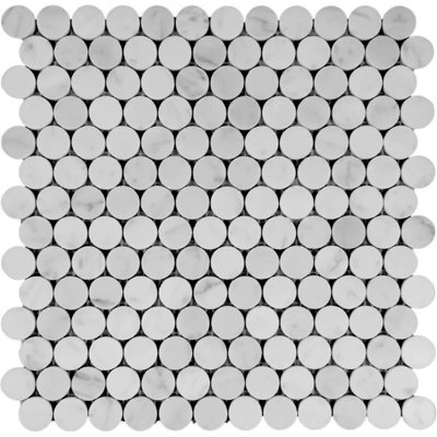 Carreau de mosaïque rond 0,75 "x 0,75"