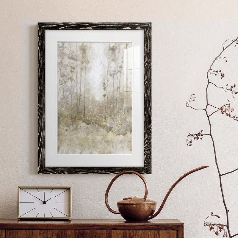 Thicket of Trees IV Premium encadré mat - prêt à être accroché, Cadre noir, H 31,5 po x l 23,5 po x P 1 po