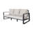 Three-seat sofa + rectangular coffee table,-2039500490