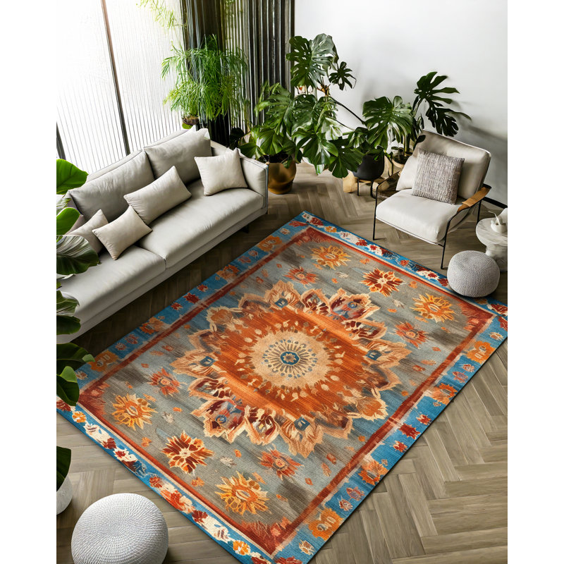 Tapis marocain en coton et polyester à imprimé numérique Nouvelle Collection Nouvelle Collection