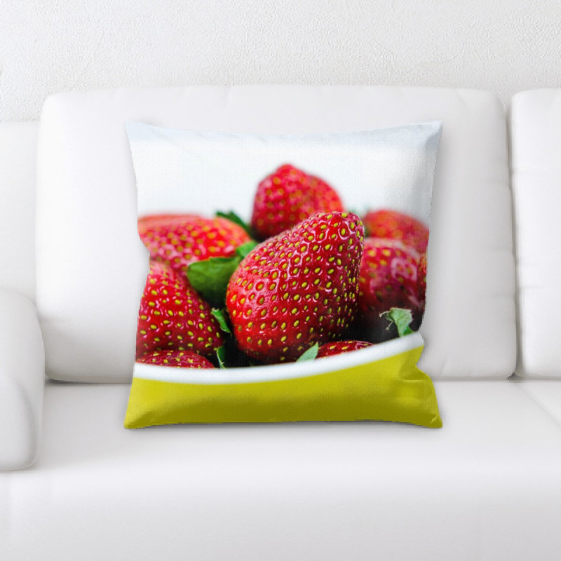 Coussin fraise