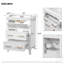 Meuble-lavabo autoportant avec lavabo en céramique, 3 tiroirs, structure en bois massif-1679867008