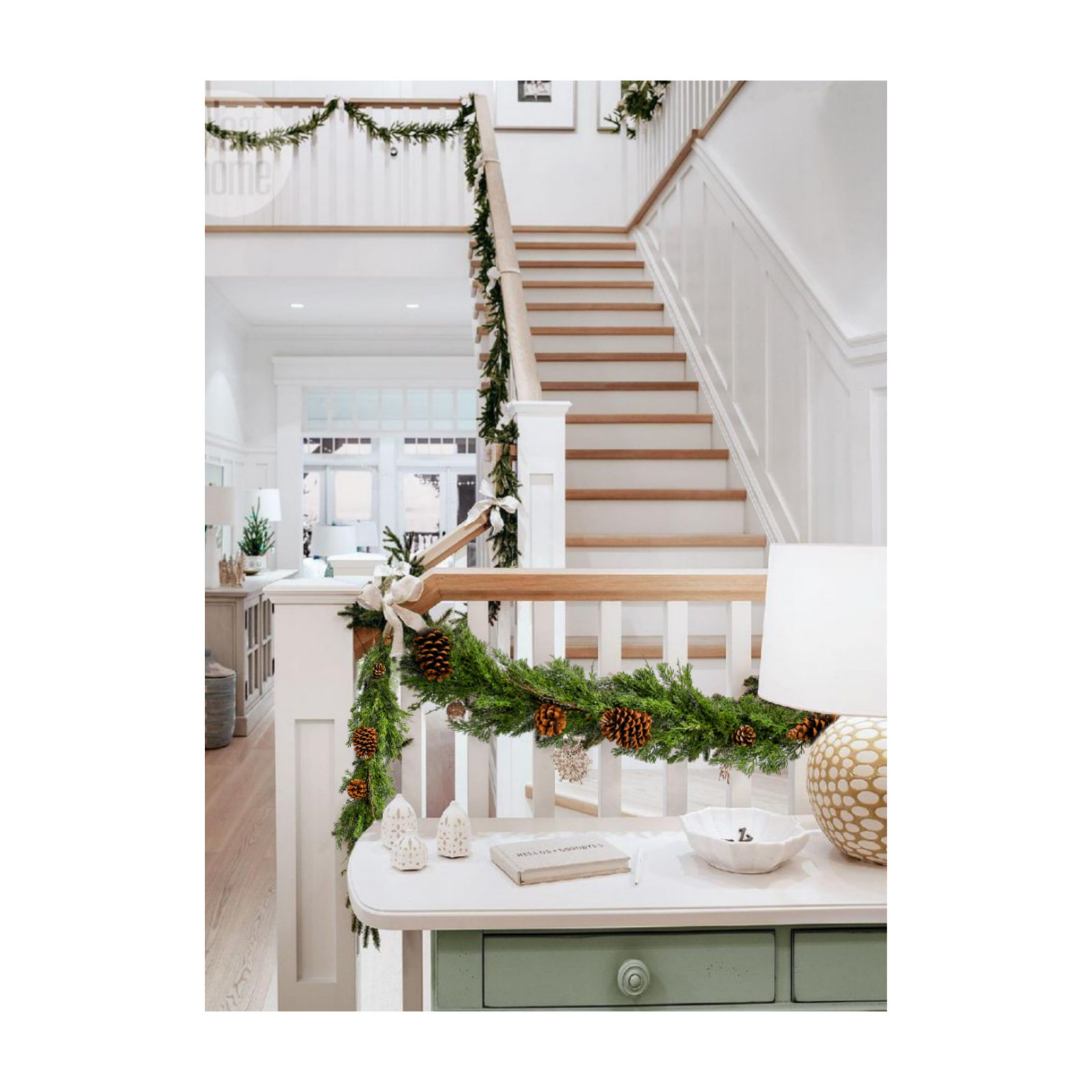 60'' in. Faux Pinecone Garland