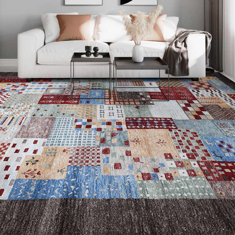 Abstract Area Rug, Rectangle 6' x 9'