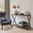  Slim Console Table, Narrow Sofa Table, 41.4"x11.8"x29.3", Rustic Brown
