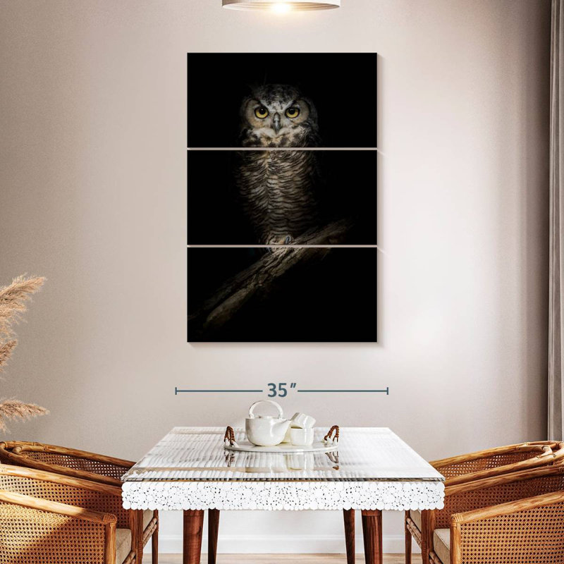 Brampt Wise Night Owl, 50" H x 32" W