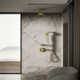 Statement™ 1.75 GPM Oblong 12 in. Rainhead with Katalyst Air-Induction Technology