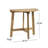 Natural Wood Bistro Table, Foldable For Effortless Storage Half-Round Design, Functionality